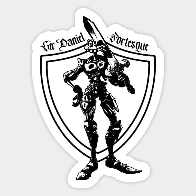 Sir Daniel Fortesque Medievil Sticker by StebopDesigns